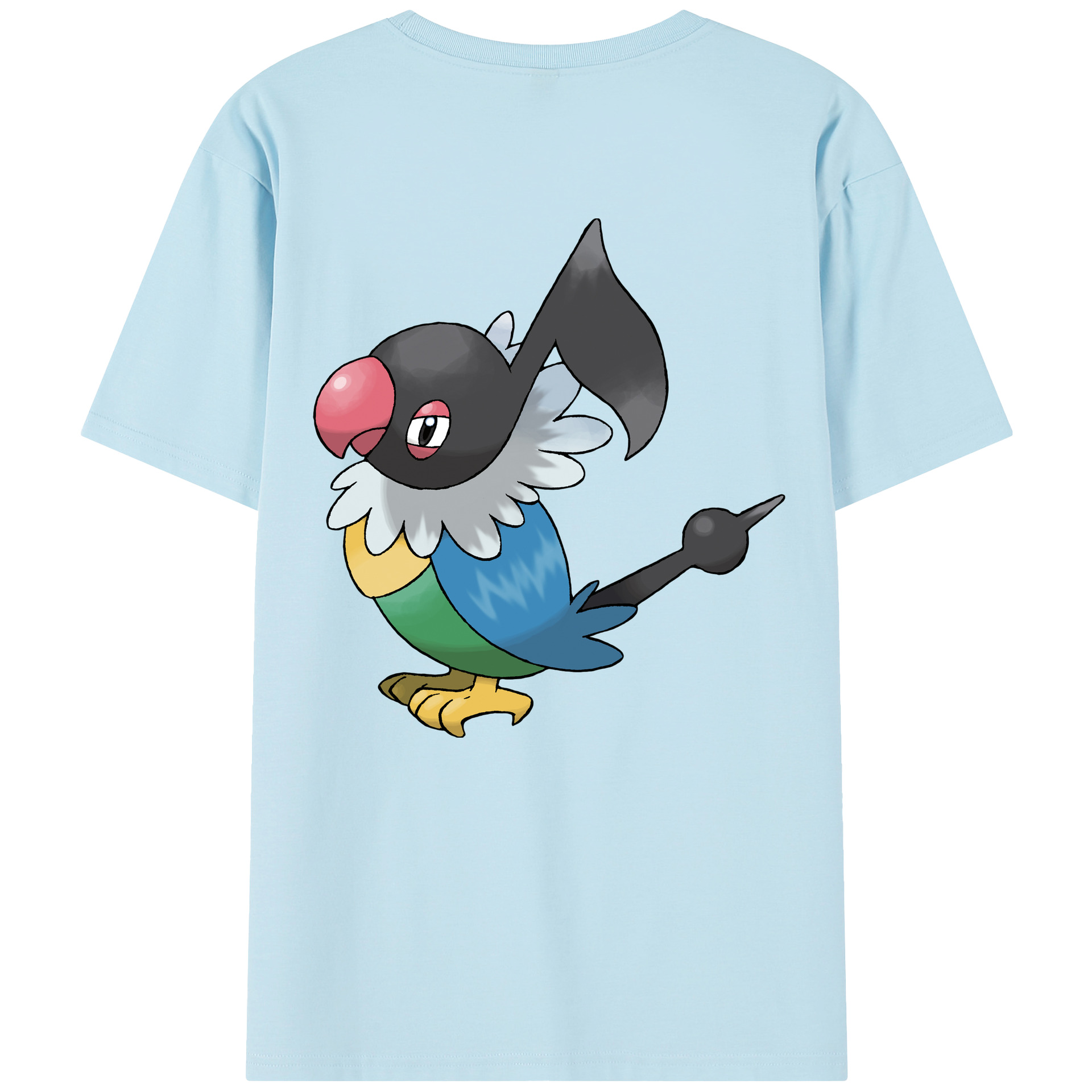 （画像用） ポケットモンスター Pokémon 綿100％半袖Tシャツ（背面プリント）